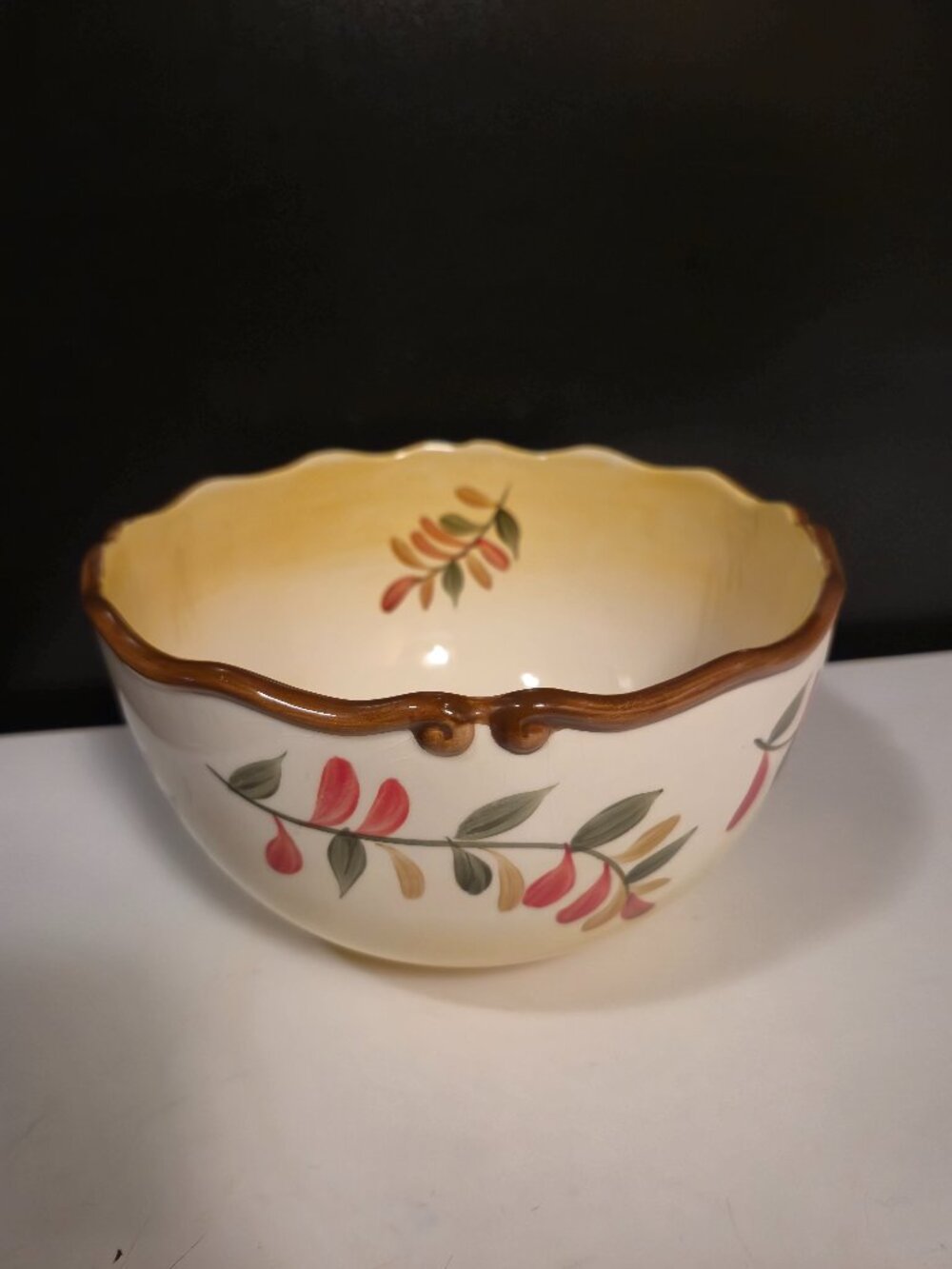 TUSCAN RETREAT STONEWARE ALL PURPOSE/VEGETABLE BOWL 4.5"